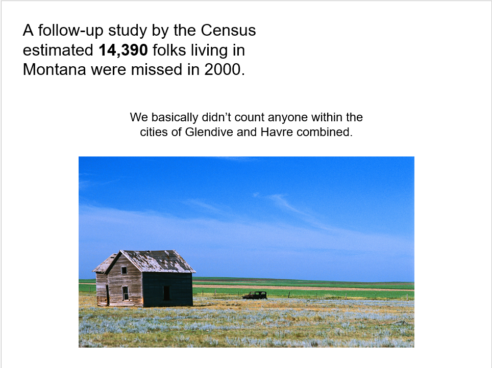 MONTANA CENSUS & ECONOMIC INFORMATION CENTER